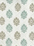 Nina Campbell Camille Furnishing Fabric, Aqua/Beige