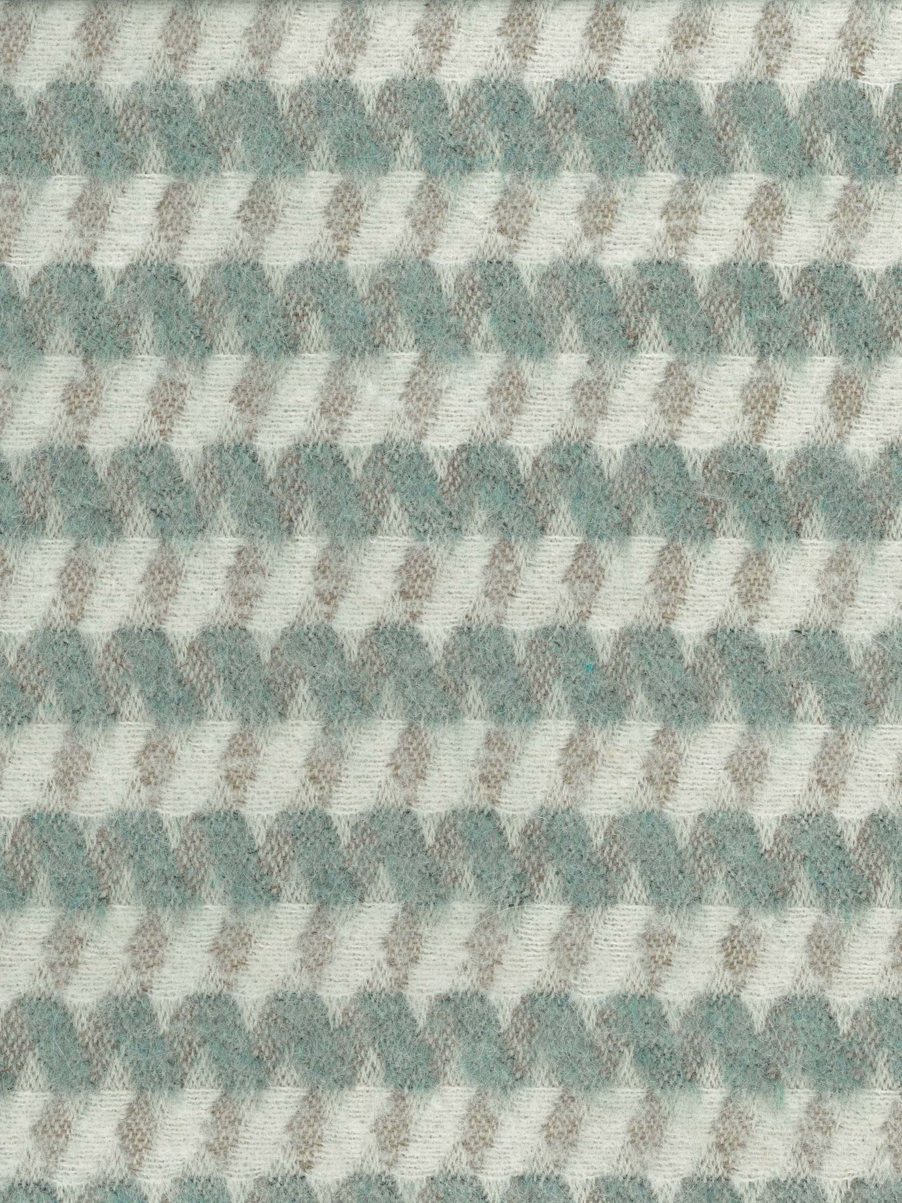 Osborne & Little Mouflon Twill Furnishing Fabric, Ivory/Aqua