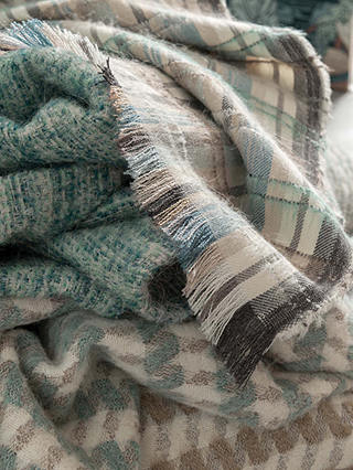 Osborne & Little Mouflon Plain Furnishing Fabric, Aqua