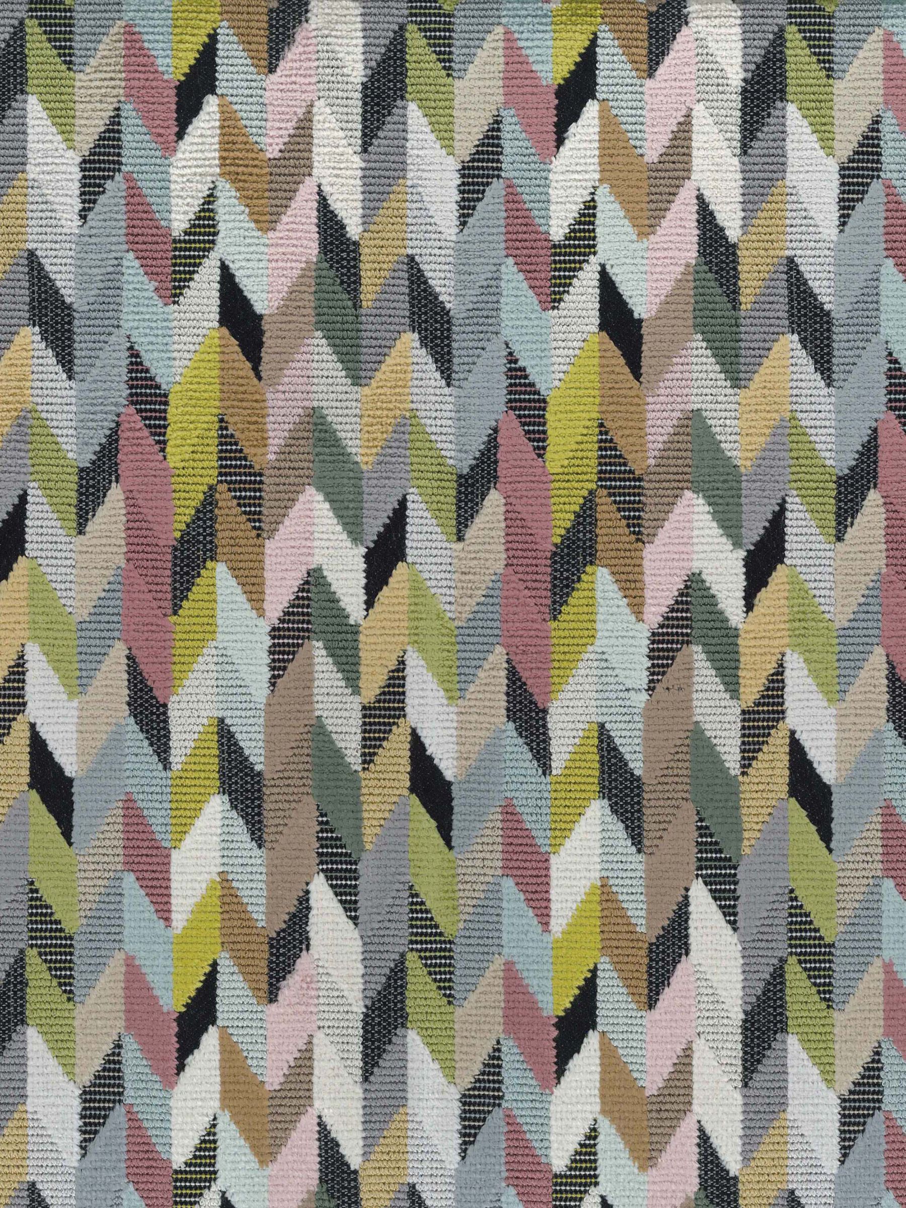 Osborne & Little Felicia Furnishing Fabric, Blush/Charcoal
