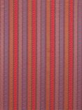 Osborne & Little Brubeck Furnishing Fabric, Plum/Red/Aqua/Peacock