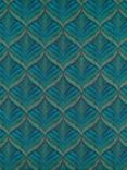 Osborne & Little Sotherton Furnishing Fabric, Navy/Turquoise
