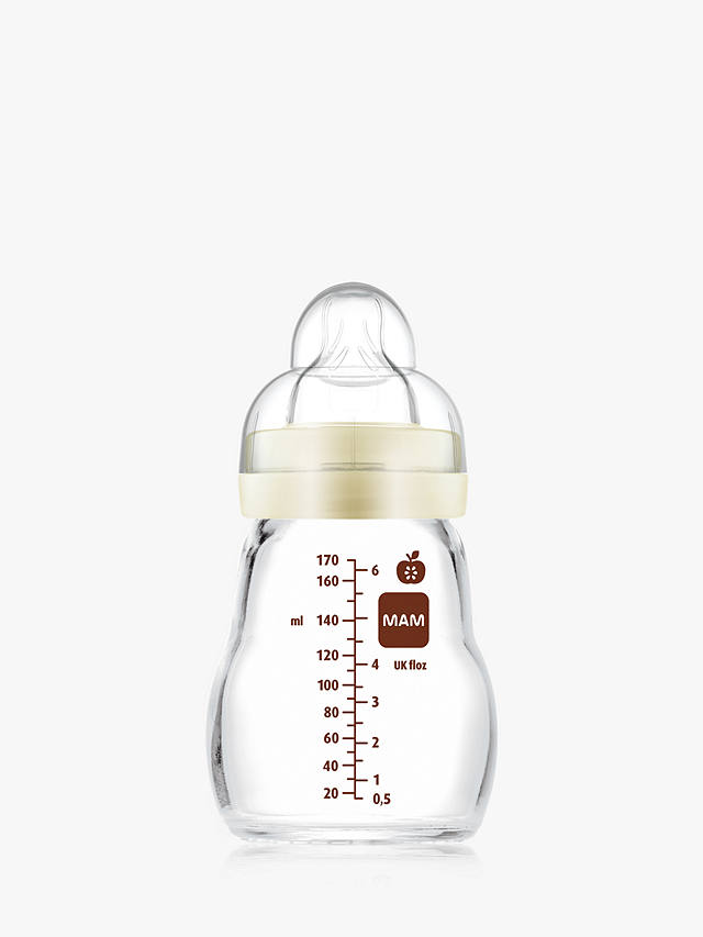 MAM Glass Baby Bottle Feed and Soother Set
