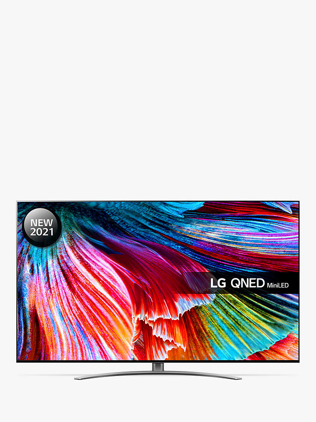 LG 75QNED996PB (2021) QNED MiniLED HDR 8K Ultra HD Smart TV, 75 inch with Freeview Play/Freesat HD, Light Steel Silver