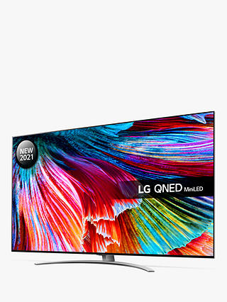 LG 75QNED996PB (2021) QNED MiniLED HDR 8K Ultra HD Smart TV, 75 inch with Freeview Play/Freesat HD, Light Steel Silver