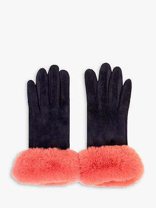 Powder Bettina Faux Fur Trim Gloves