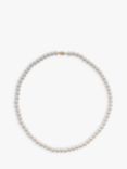 E.W Adams Akoya Cultured Pearl Necklace, White/Gold