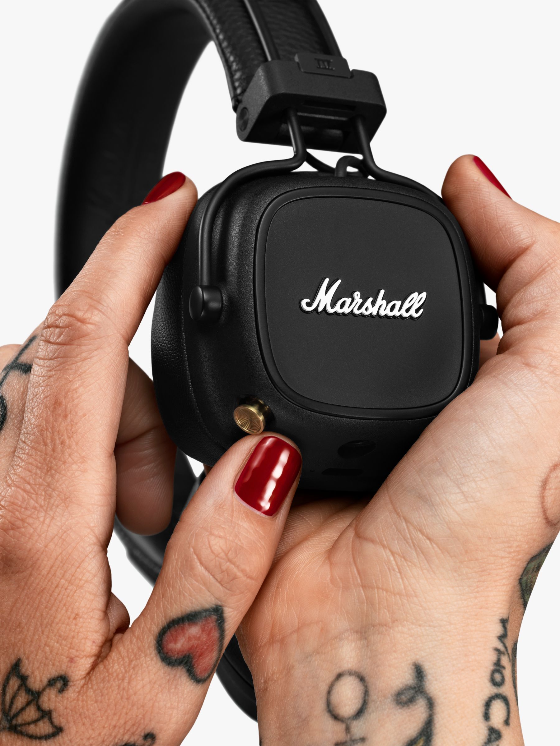 Marshall Major IV Wireless Bluetooth On-Ear Headphones, Black