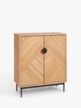 John Lewis & Partners Incline Storage Cabinet, Oak