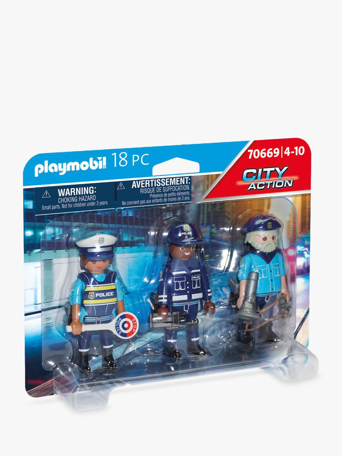 Ontwijken jaloezie Piket Playmobil City Action 70669 Police Figure Pack
