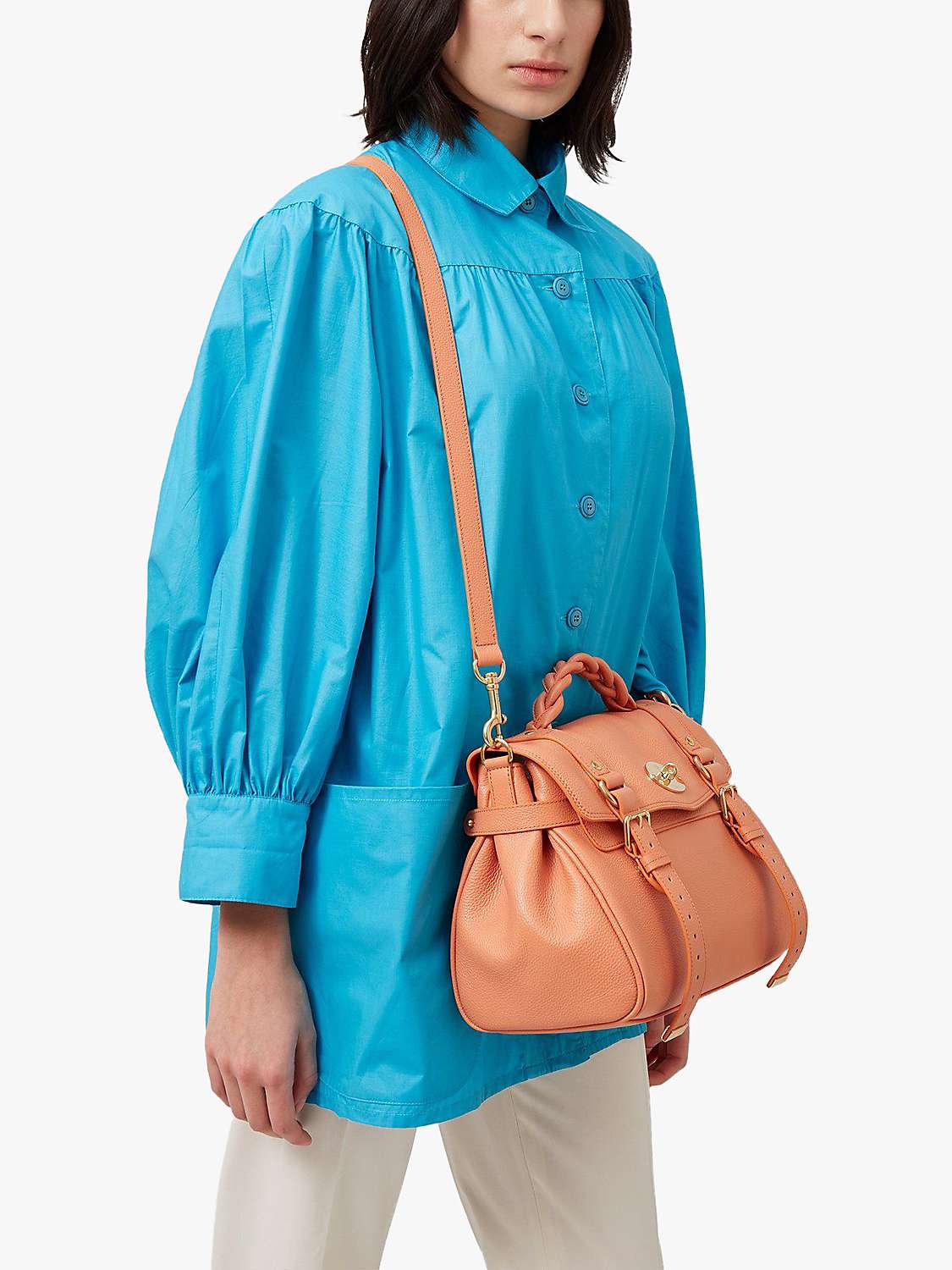 Buy Mulberry Alexa Small Classic Grain Leather Shoulder Bag Online at johnlewis.com