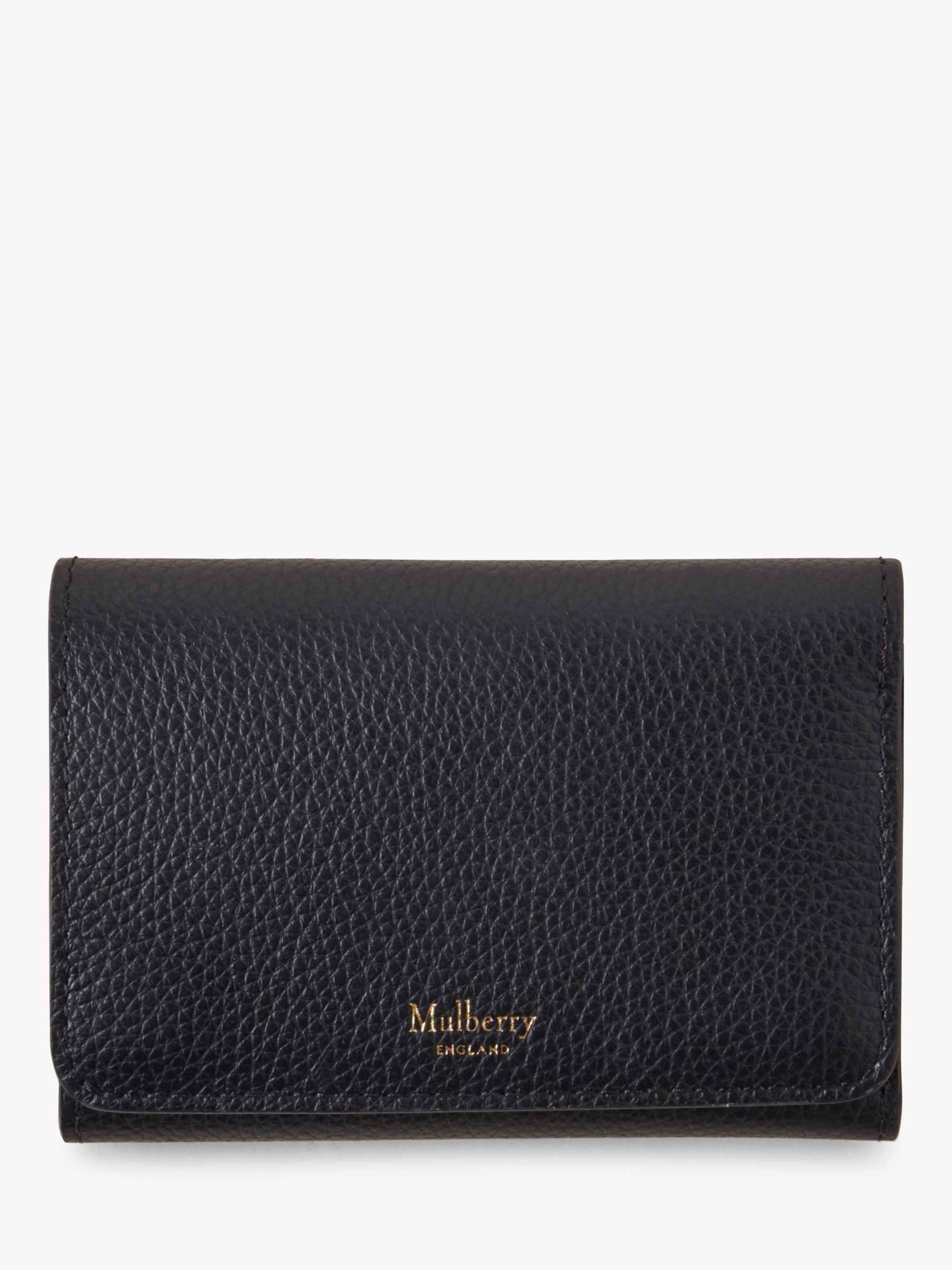 Buy Mulberry Continental Small Classic Grain Leather Trifold Purse Online at johnlewis.com