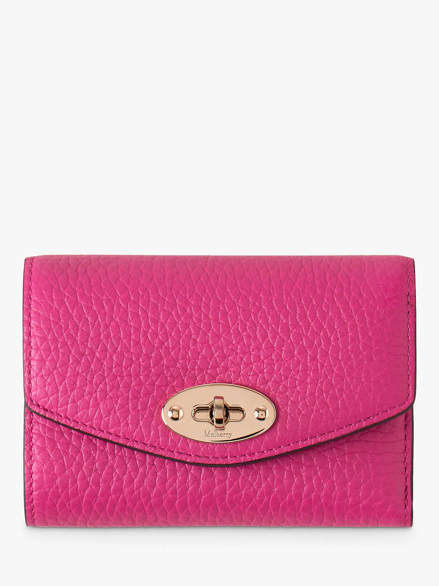 Buy Mulberry Darley Heavy Grain Leather Folded Multi-Card Wallet Online at johnlewis.com