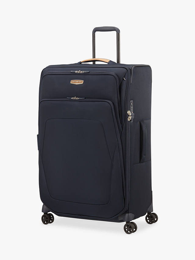 Samsonite Spark SNG ECO 4-Wheel 79cm Expandable Large Suitcase, ECO Blue