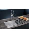 BLANCO Etagon 700-U Undermounted Single Bowl Kitchen Sink, Stainless Steel