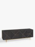 John Lewis + Swoon Mendel TV Stand Sideboard for TVs up to 65", Black