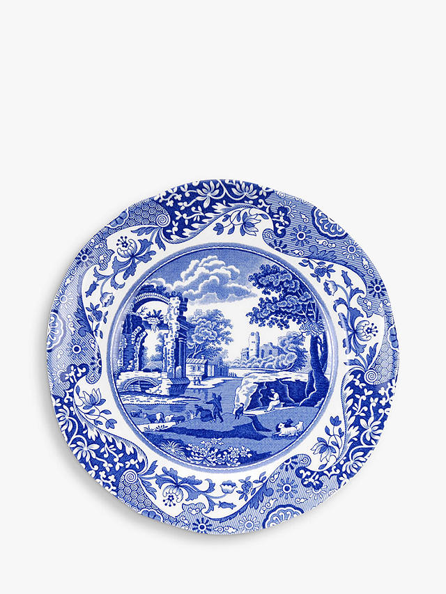 Spode Blue Italian Side Plates, Set of 4, 20cm, Blue/White