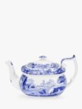 Spode Blue Italian Teapot, 1.1L, Blue/White