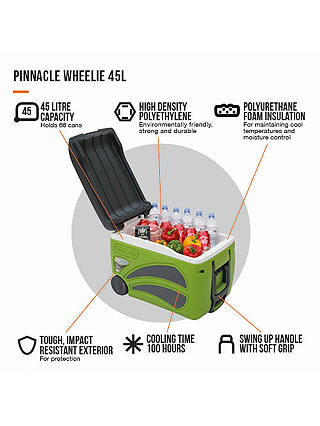 Vango Pinnacle 45L Wheelie Cooler Box