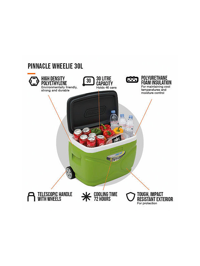 Vango Pinnacle 30L Wheelie Cooler Box