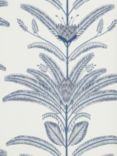 John Lewis Palm Stripe Wallpaper, Blue