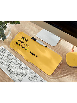 Leitz Cosy Dry Erase Desktop Pad & Marker, Yellow