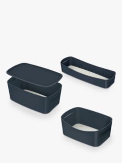 Leitz MyBox Organiser Desk Accessory Set, Grey