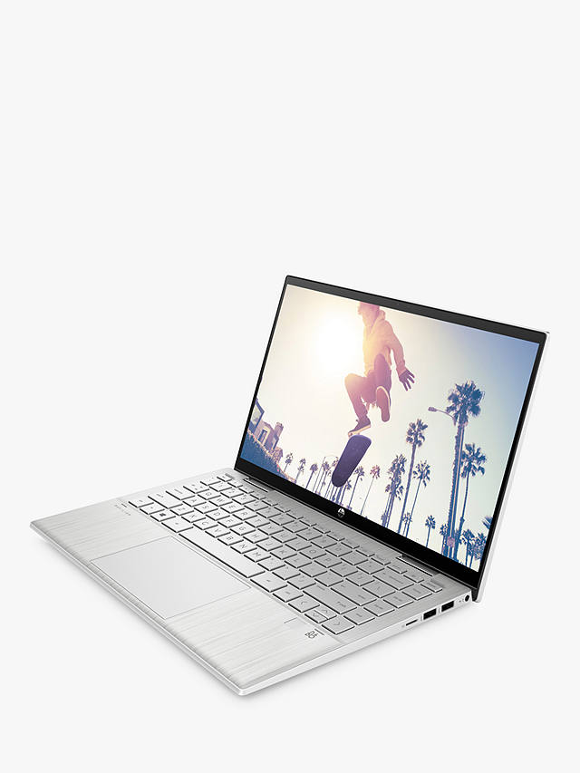 Buy HP Pavilion x360 14-dy0016na Laptop, Intel Core i5 Processor, 8GB RAM, 512GB SSD, 14" Full HD, Natural Silver Online at johnlewis.com