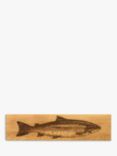 Selbrae House Large Oak Wood Salmon Serving Platter, 60cm, Natural