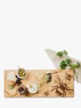 Selbrae House Large Oak Wood Bee Serving Board, 60cm, Natural