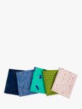 Morris & Co. Tula Print Fat Quarter Fabrics, Pack of 5, Blue/Green