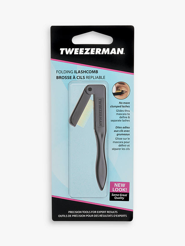 Tweezerman Folding iLashcomb, Black 3