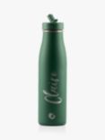 Totally About You Personalised Evolution Water Bottle, 500ml, Green
