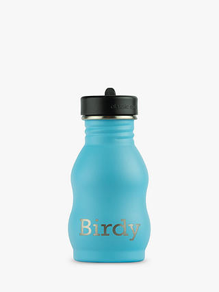 Totally About You Personalised Curvy Water Bottle, 350ml, Hudson Blue