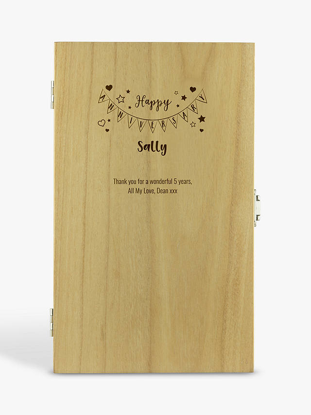 Totally About You Personalised Soft 2 Hinged Wine Box