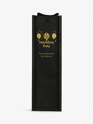 Totally About You Personalised Sliding Lid Wine Box