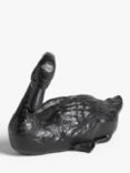 John Lewis & Partners Outdoor Metal Duck Sculpture, H20cm, Black
