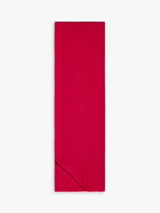 John Lewis Sparkle Cotton Mix Table Runner, 250cm, Red/Gold