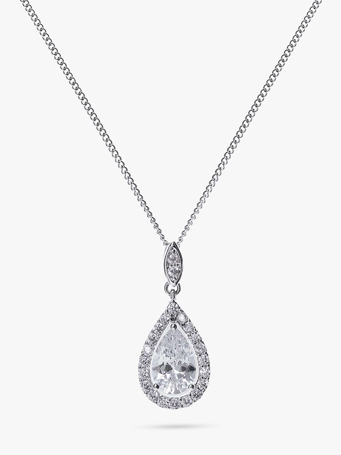 Buy Ivory & Co. Belmont Cubic Zirconia Pendant Necklace Online at johnlewis.com