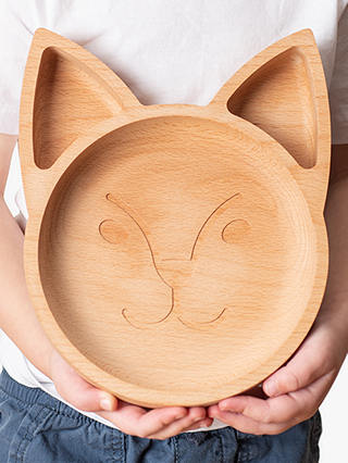 The Wood Life Project Wood Life Fox Plate