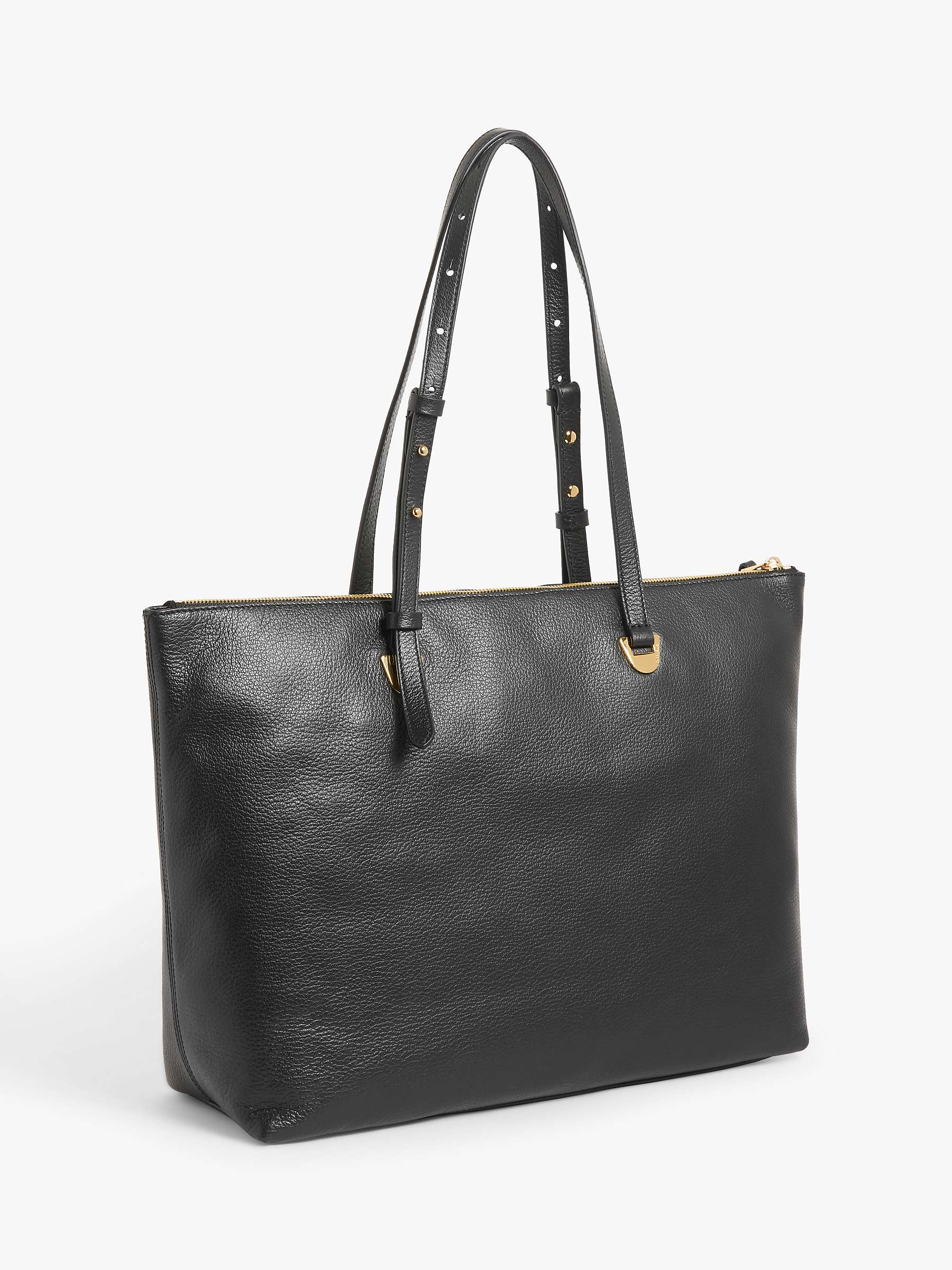 Buy Coccinelle Lea Leather Zip Top Tote Bag Online at johnlewis.com
