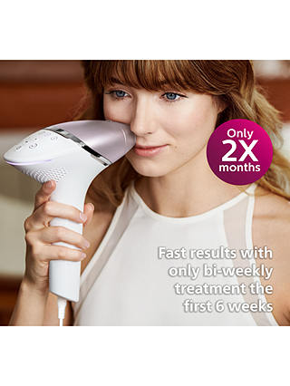 Philips BRI947/00 Lumea Prestige IPL Hair Removal Device with 4 attachments for Body, Face, Bikini and Underarms