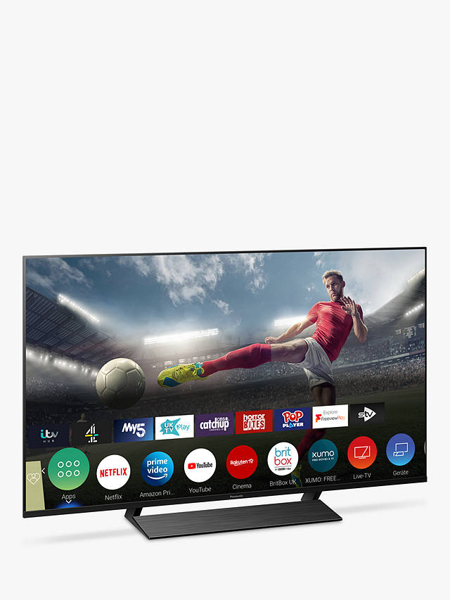 Panasonic TX-50JX870B (2021) LED HDR 4K Ultra HD Smart TV, 50 inch with Freeview Play & Dolby Atmos, Black