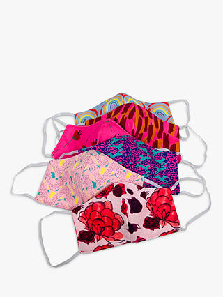 Fabbies DIY Print Face Mask Kit, Pack of 6, Pink