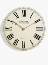 John Lewis ANYDAY Domed Roman Numeral Wall Clock, 40cm, Cream