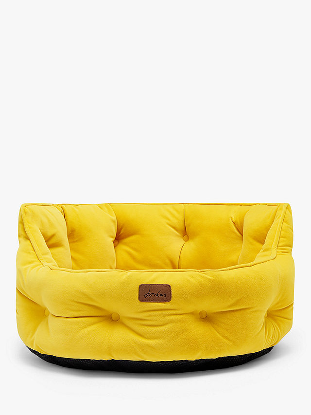 johnlewis.com | Joules Chesterfield Pet Bed, Yellow, Small
