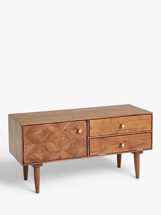 John Lewis + Swoon Franklin Small TV Stand Sideboard, Brown