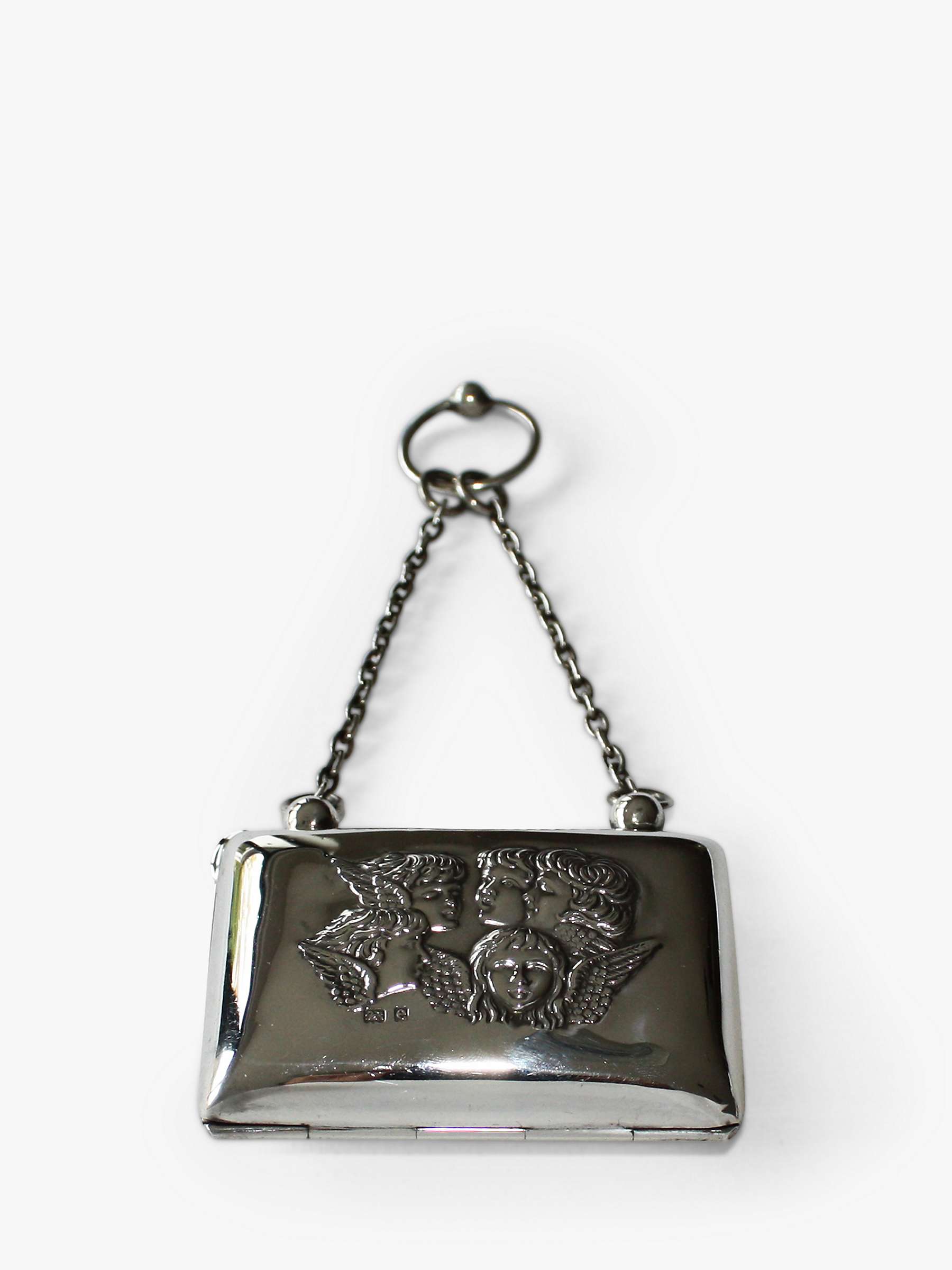 Buy VF Jewellery Cherub Embossed Second Hand Silver Purse, Dated Birmingham 1904 Online at johnlewis.com