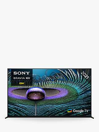 Sony Bravia XR XR85Z9J (2021) LED HDR 8K Ultra HD Smart Google TV, 85 inch with Youview/Freesat HD & Dolby Atmos, Black