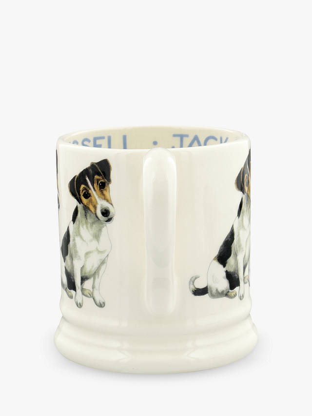 Emma Bridgewater Dogs Jack Russell Half Pint Mug, 300ml, White/Brown